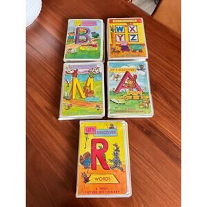 Troll Associates Kids Picture Dictionary Vintage Set Read Along Audio Cassettes